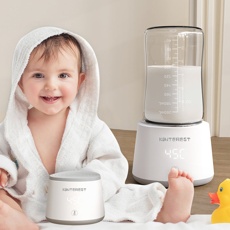 All-in-One Portable Baby Bottle Warmer - Fast, Precise and Cordless with CE Certification