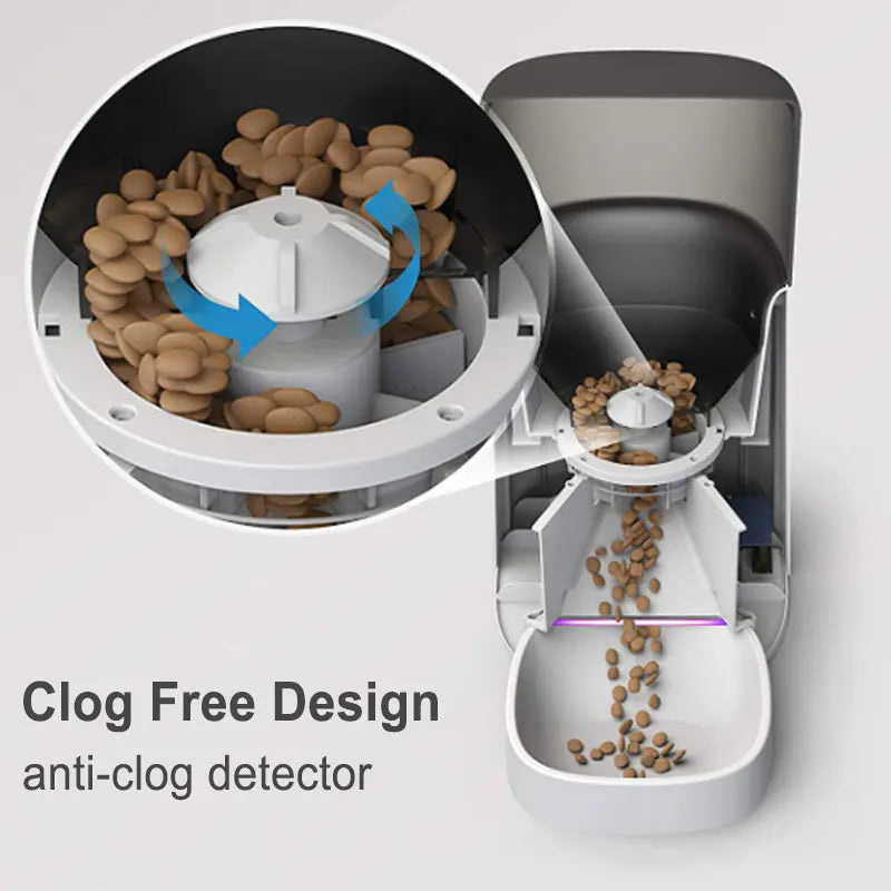 Automatic Pet Food Dispenser with Smart Wifi Connection