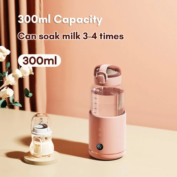 Bouilloire Électrique Sans Fil de 300ml pour Préparation de Lait en Poudre avec Batterie de 5200 mAh