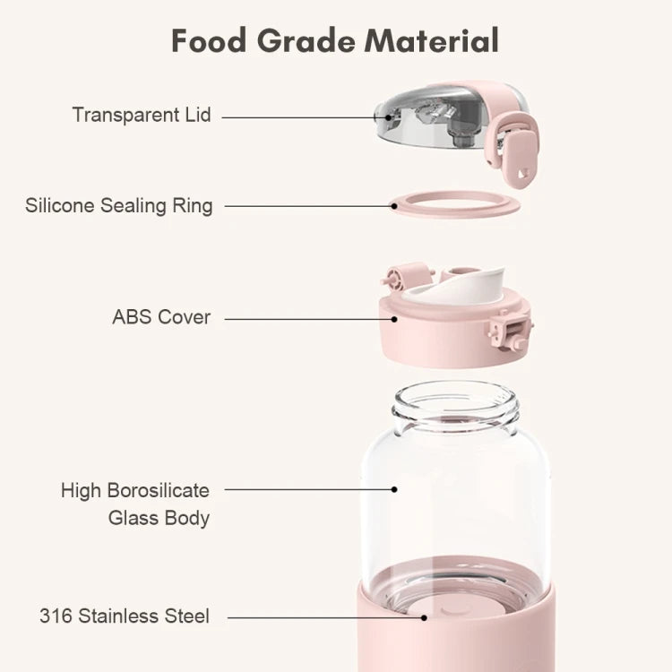 Bouilloire Électrique Sans Fil de 300ml pour Préparation de Lait en Poudre avec Batterie de 5200 mAh