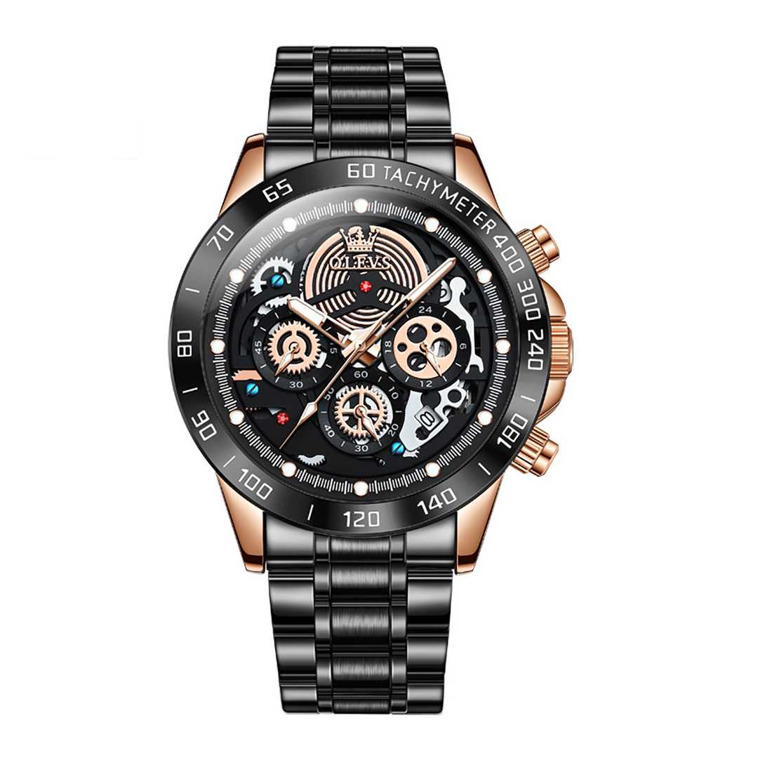 Montre Quartz de Luxe bande d'acier OLEVS 9921 - YokaShop