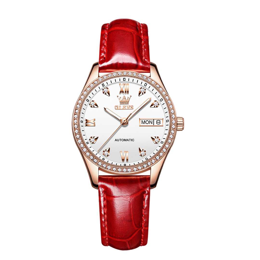 Montre automatique luxueuse Femme en céramique Olevs 6637 - YokaShop